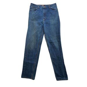 Walls FR Industries Mens Straight Jeans Size 34x34 Blue Denim Workwear Casual